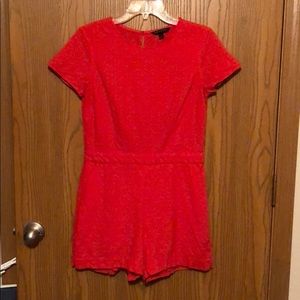 Banana Republic red-orange romper